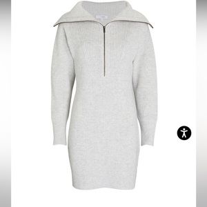 Intermix Jasper Half-Zip Sweater Dress